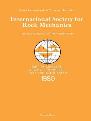 cover image of International Society for Rock Mechanics